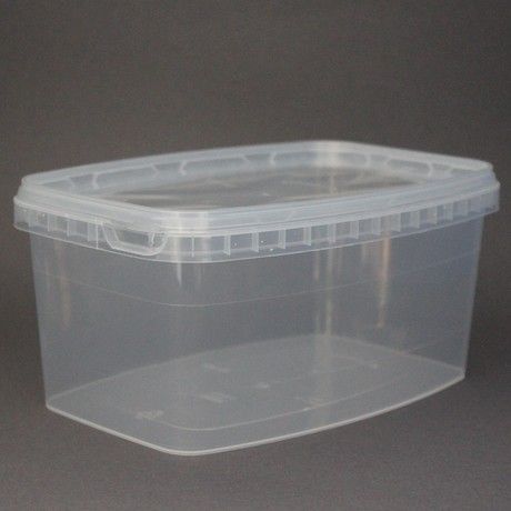 Schale PP 140 x 200 mm – 1750 ml mit Deckel