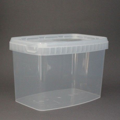 Schale PP 140 x 200 mm – 2500 ml mit Deckel