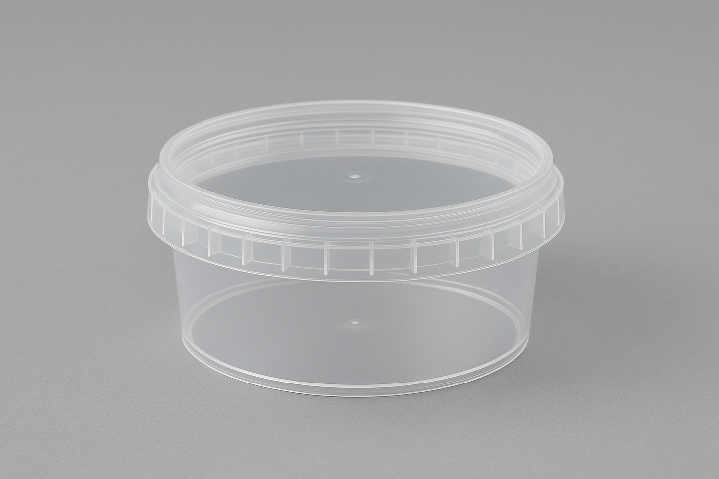Runddose PP Ø 95 mm – 180 ml mit Deckel