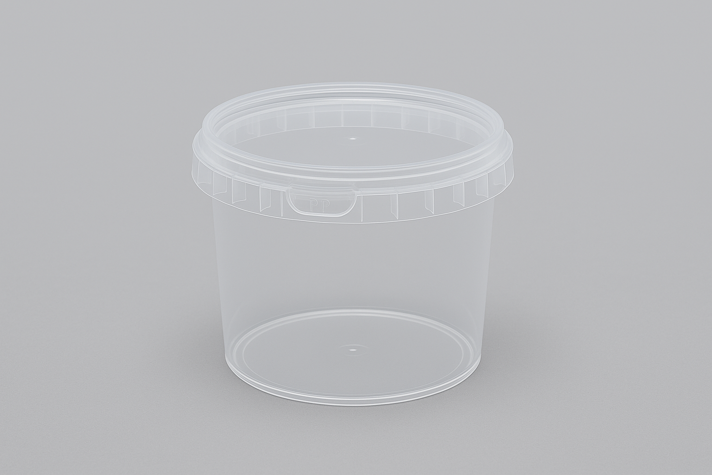 Runddose PP Ø 95 mm – 365 ml mit Deckel