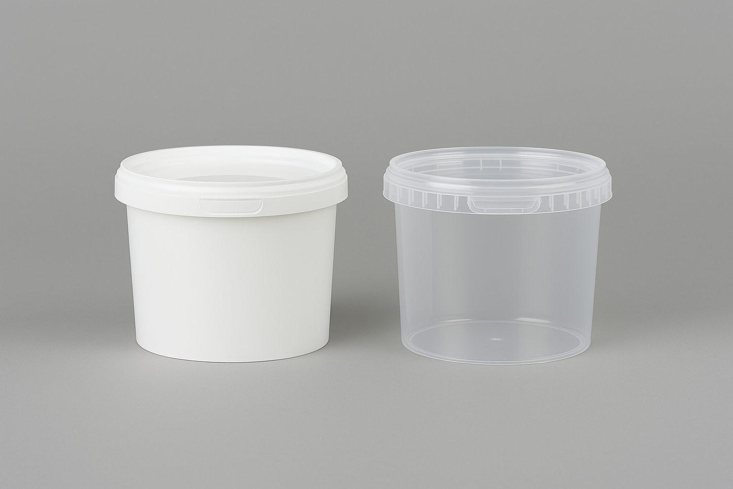 Runddose PP Ø 133 mm – 1000 ml mit Deckel