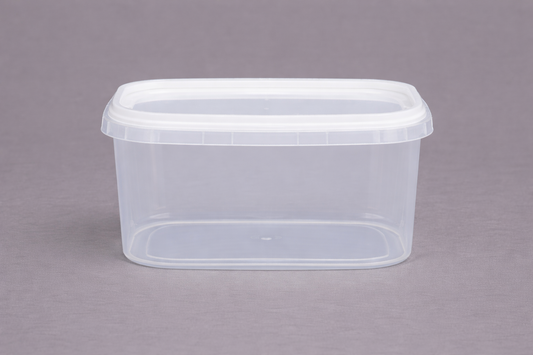 Schale PP 129x 129 mm – 600 ml mit Deckel