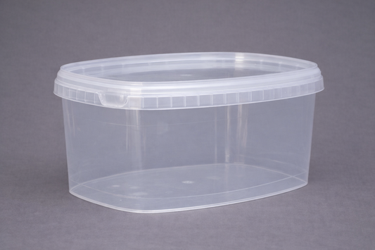 Schale PP 140 x 200 mm – 1235 ml mit Deckel